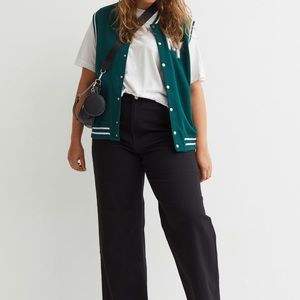 BNWT H&M twill wide leg pants. Sold out online. Size 4XL.